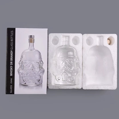 Wine Glass Set Storm Trooper Helmet Whiskey Decanter Whiskey Glass Cup Wine Glasses Accessories Creative Men Gift Bar Party Hot