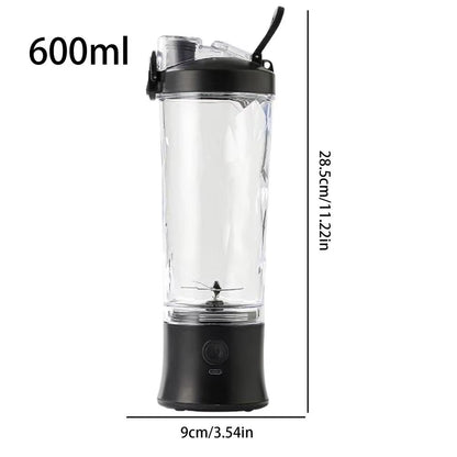 Portable Blender 600Ml Fruits Juicer Electric Detachable Multi-Use Blender Rechargeable for Gym Nutrition Meal Prep Dorm Camping