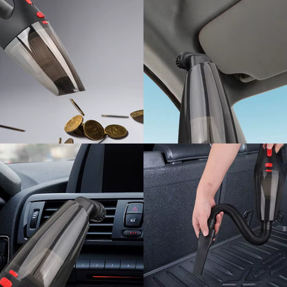120W 12V 5000PA Super Suction Wet Dry Dual-Use Cigar Lighter Adapter Handheld Car Vacuum Cleaner Interior Accessories Universal