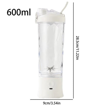 Portable Blender 600Ml Fruits Juicer Electric Detachable Multi-Use Blender Rechargeable for Gym Nutrition Meal Prep Dorm Camping