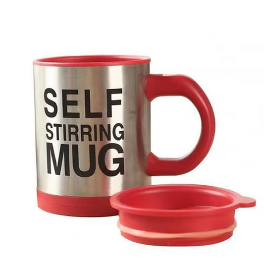 400Ml Electric Mixing Cup Lazy Automatic Self Stirring Coffee Milk Drink Mug Blender Stainless Steel Juice with Lid