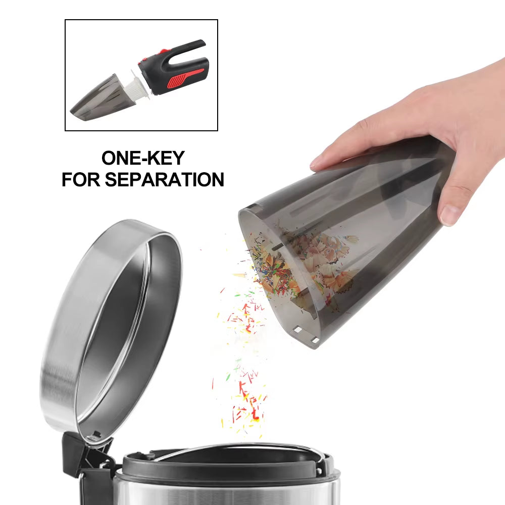 120W 12V 5000PA Super Suction Wet Dry Dual-Use Cigar Lighter Adapter Handheld Car Vacuum Cleaner Interior Accessories Universal
