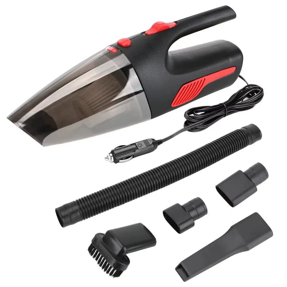 120W 12V 5000PA Super Suction Wet Dry Dual-Use Cigar Lighter Adapter Handheld Car Vacuum Cleaner Interior Accessories Universal