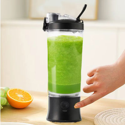 Portable Blender 600Ml Fruits Juicer Electric Detachable Multi-Use Blender Rechargeable for Gym Nutrition Meal Prep Dorm Camping