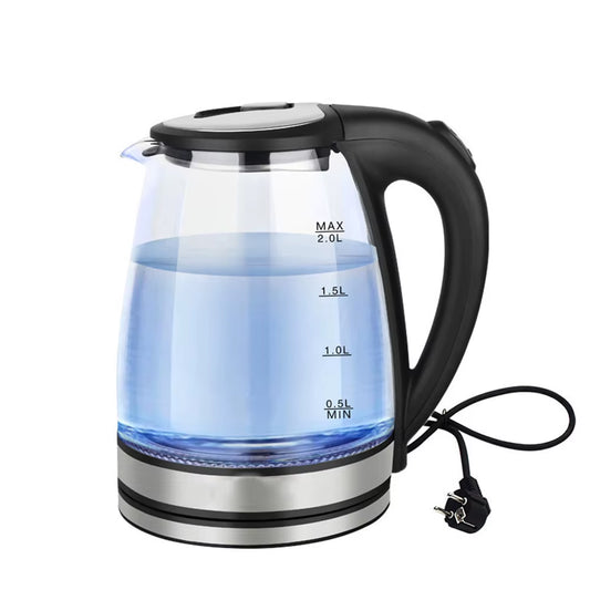 Cliandar 2025 New Pink Glass Kettle Electric Kettle Electric Kettle Electric Kettle Boiling Water Health Pot